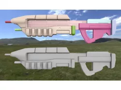 Rifle Halo (modelo: MA5C)