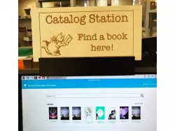 Sign Holder for Computer Monitor