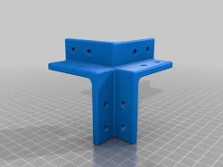 Tank3D Triple corner 20x20 aluminum extrusion