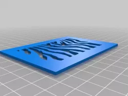 Tiger Stripe Stencil