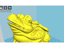 Toad money bank(fix the back fingernail & buttom surface)-update fix-2
