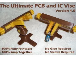 Ultimate PCB and IC Vise – Version 4 - Printable Vise for Small Electronics