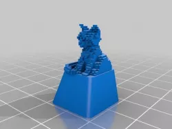 Voxel Cat KeyCap Cherry MX
