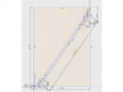 Anet A2 diagonal supports