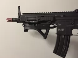 Angled Foregrip with Battery Compartment