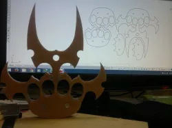 Decorative Knuckles knife