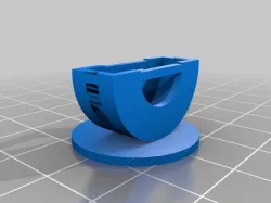 double 2032 button cell holder