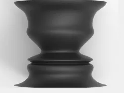Face Illusion Vase
