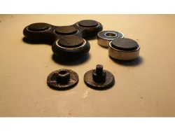 Fidget widget bearing cap