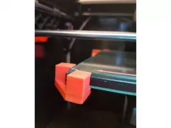 FlashForge Creator pro glass bed clamp