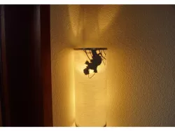 GlaDOS lamp silhouette