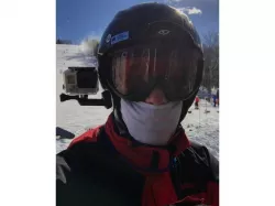 GoPro mount for Giro Sestriere Snow Helmet