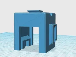 Main body with male hots shoe & side parts with element management