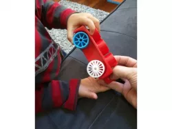 Mega Block train wheel