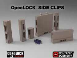 OpenLOCK columns and side locking walls