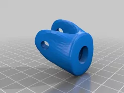 Rotating oblique hinge