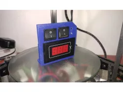 Scalar M - emergency stop button and power controlling panels.