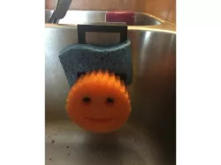 Scrubber sponge rack holder