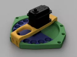 Small Fish Feeder (Rotary, Single Servo, Arduino)
