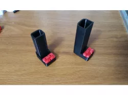 Taller Cell Phone Spring Loaded Tripod Mount, ninjaflex grippers and better threads for mount