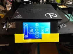 Trinus LCD stop button guard