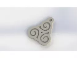 Triskel keychain