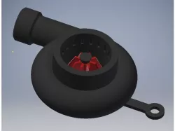 Turbocharger Key Chain