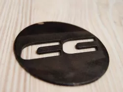 VW CC logo stencil