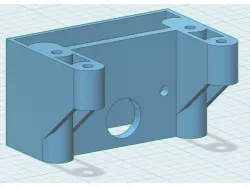 101hero lower rail stub - CAD Model
