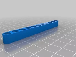 11 Hole Straight Beam for LEGO Technic