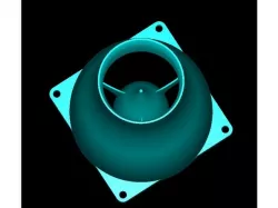 80mm Fan Adapter to 2" ID Hose
