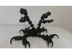 Alien Ball & Socket Skeleton Rex Predator + rib cage + bat wings!  >8D