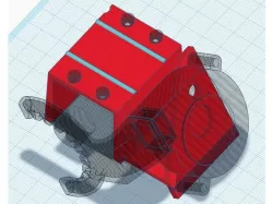 Anet A8 laser module holder with fan