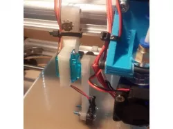 Autolevel Z-probe mount and arm for Velleman K8200 / 3Drag (5g servo)