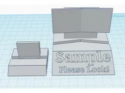 Business card and Coloring book holders