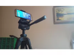 Cellphone Holder for Tripod Mounting - Spring Loaded