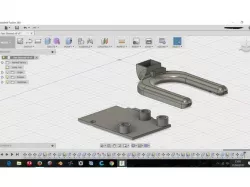 Centrifugal fan duct for Vector3 3D Printer