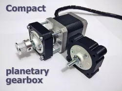Compact planetary gearbox