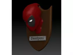 Deadpool Trophy #Deadpool3DP (Includes separate parts)