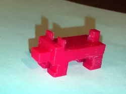 Dog, Minecraft style