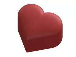 Domed Heart Shaped Box