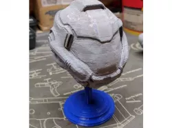 Doom marine helmet stand