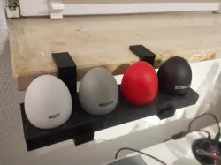 Egg Shaker Window Sill Mount