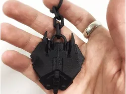 Elite Dangerous Asp Explorer Custom Keyring