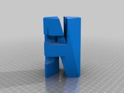 Evan Name Silhouette Object