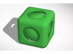 Extremely High Poly Cube Sphere