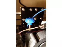 Filament feed lever cap