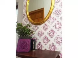 floral wall stencil