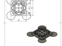 Gantry for mini v wheels