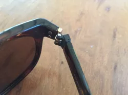 Glasses replacement arm hinge